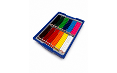 Kleurpotloden | de Rolf groep | knotsen 10 mm assorti classpack, 144 stuks